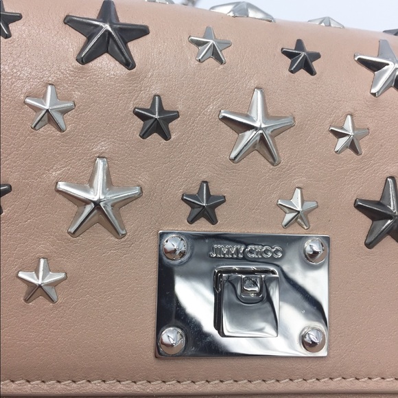Jimmy Choo Leather Mini Metal Star Convertible Bag - Picture 12 of 16